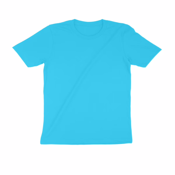 Royal Blue Crew Neck Basic Tee