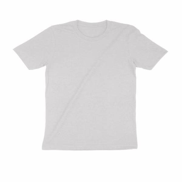 Melange Grey Crew Neck Basic Tee