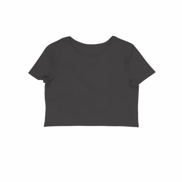 Black Women's Crop Top