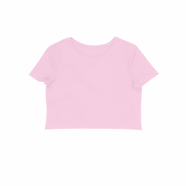 Light Pink Women's Crop Top