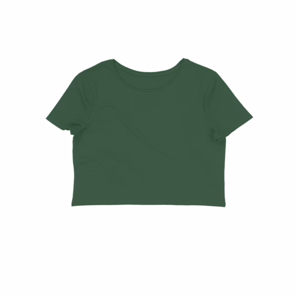 Olive Green Women's Crop Top
