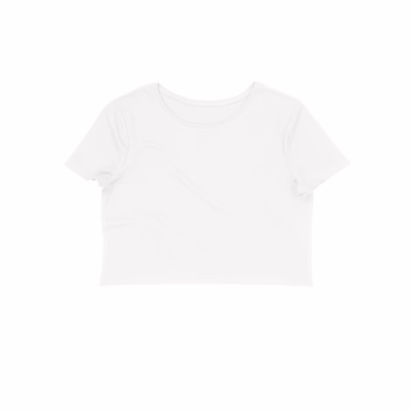 White Women's Crop Top
